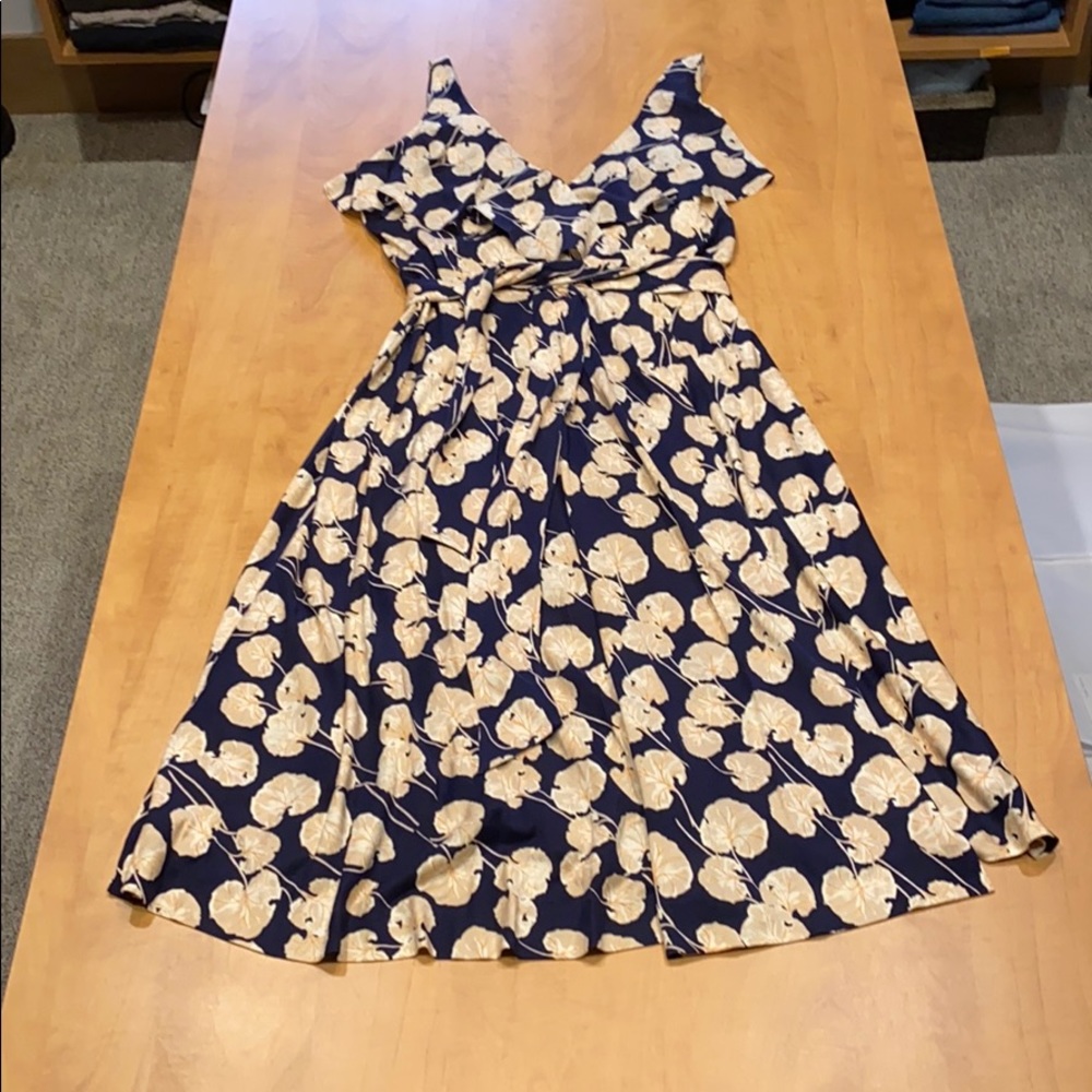 Pristine DVF silk wrap sundress szM